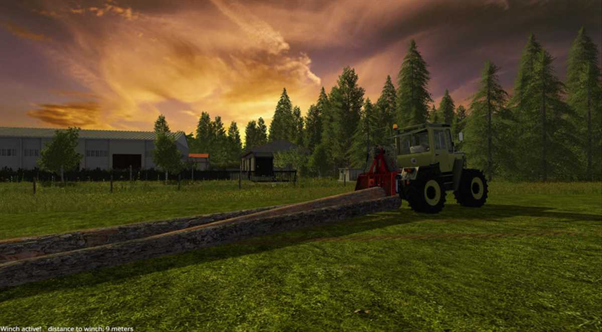 LS17,Anbaugeräte,Forstgeräte,,Funktionierende Seilwinde Krpan [Open Beta]